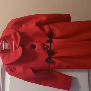 Girls red holiday dress, size 5